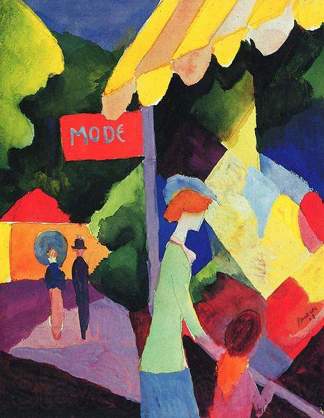 August Macke Modefenster